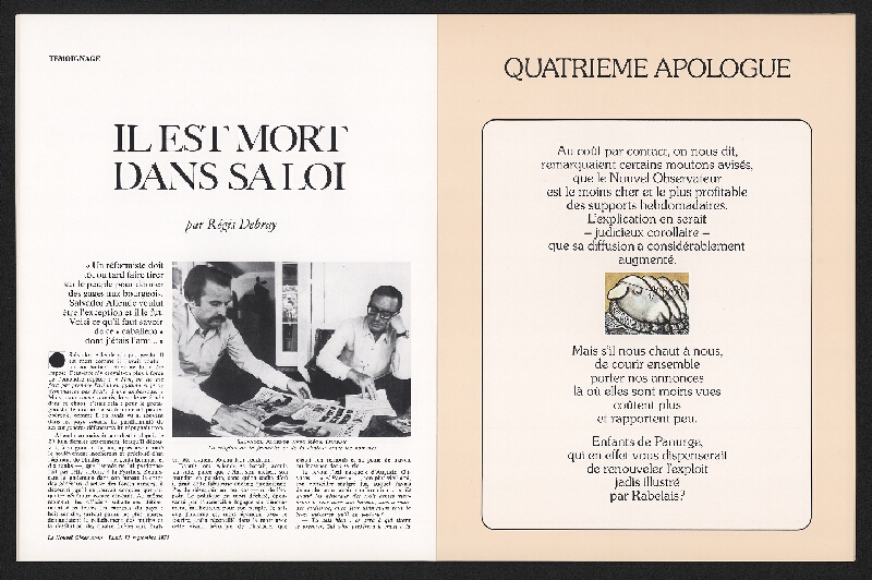 Endre), Andre Francois (Farkas-François – Le Nouvelle Observateuer 