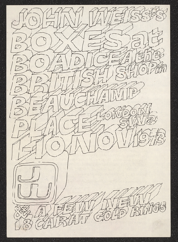 J. Weiss – Exhibition of Boxes 