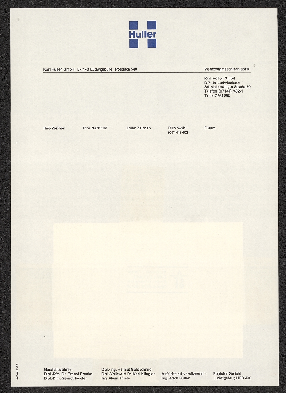 Anton Stankowski – Karl Hüller GmbH 