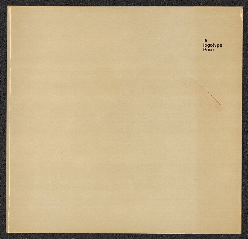 Peter Vetter – Le logotype Prisu 