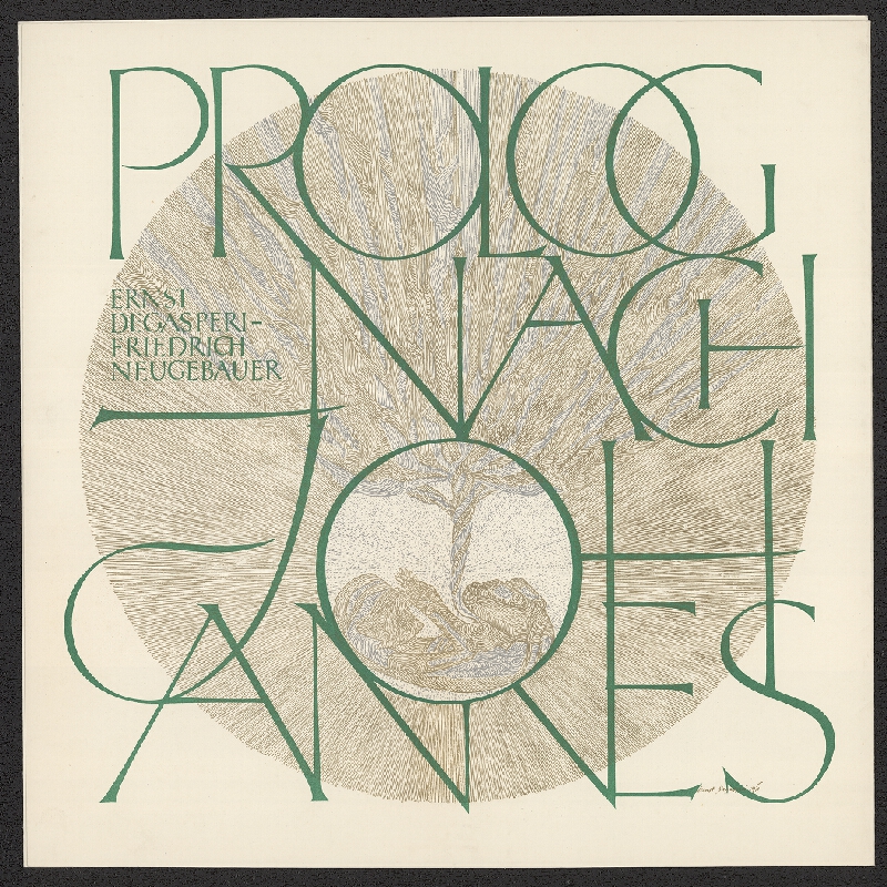 Ernst Degasperi – Prolog nach Johannes 