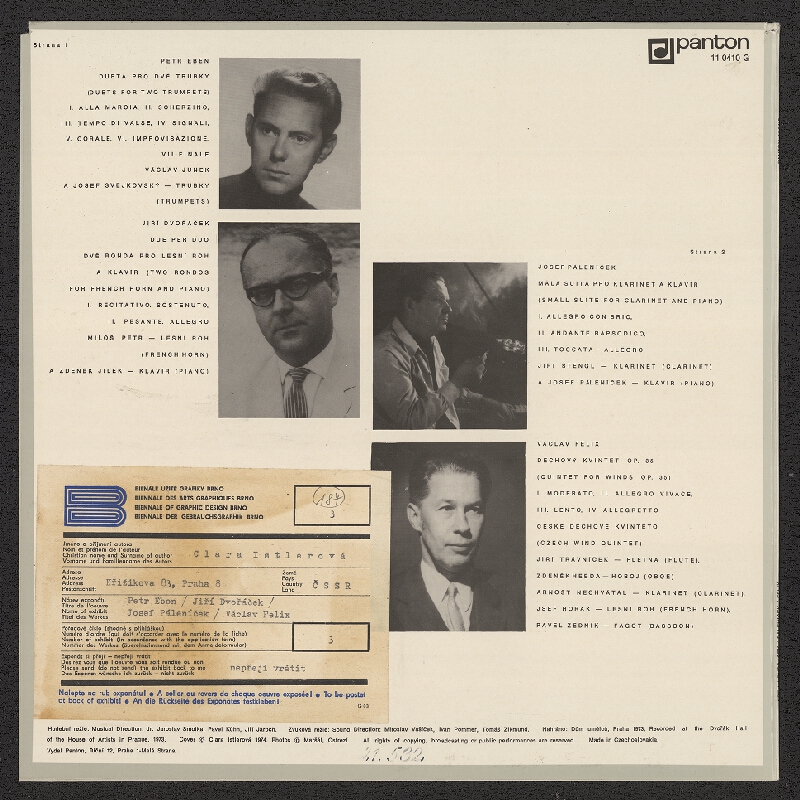 Clara Istlerová – Eben - Dvořáček - Páleníček - Felix 