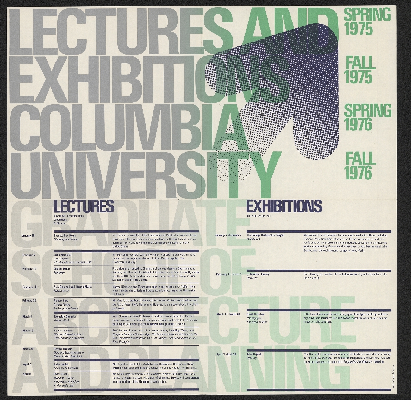 Keith Godard – Lectures And Exhibitions Columbia University 