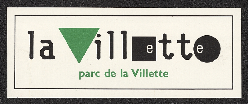 Pierre Bernard – La Villete, Cité des Sciences et de l'Industrie 