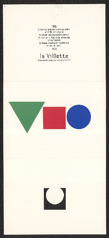 Pierre Bernard – La Villete, Cité des Sciences et de l'Industrie 