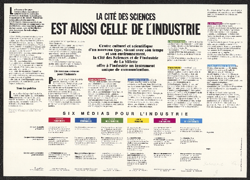 Pierre Bernard – La Villete, Cité des Sciences et de l'Industrie 