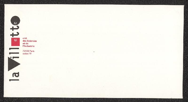 Pierre Bernard – La Villete, Cité des Sciences et de l'Industrie 