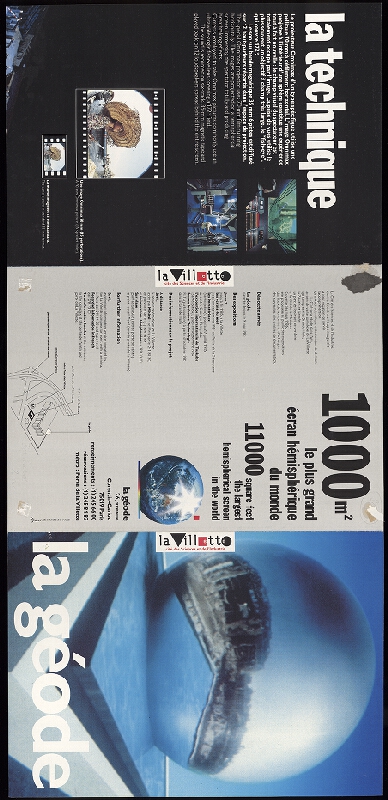 Pierre Bernard – La Villete, Cité des Sciences et de l'Industrie 