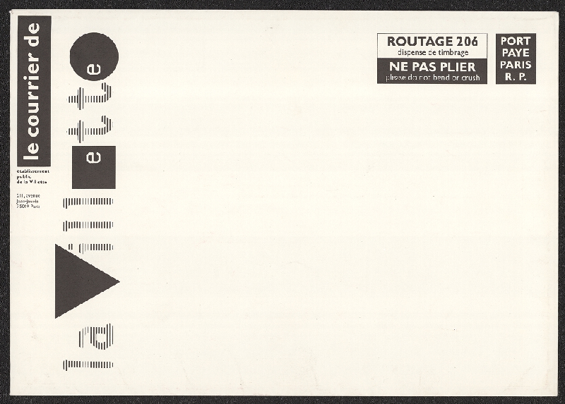 Pierre Bernard – La Villete, Cité des Sciences et de l'Industrie 