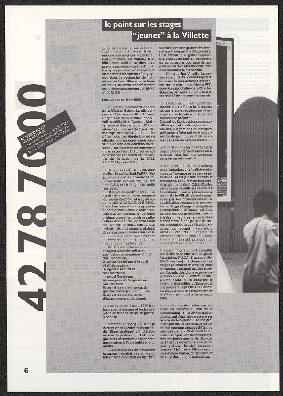 Pierre Bernard – La Villete, Cité des Sciences et de l'Industrie 