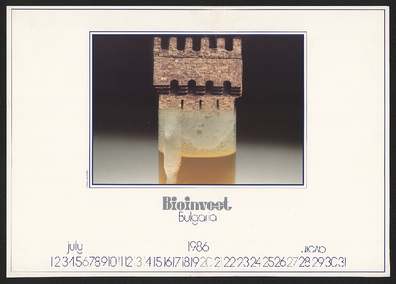 Stojan Gančev – Bioinvest Bulgaria 1986 