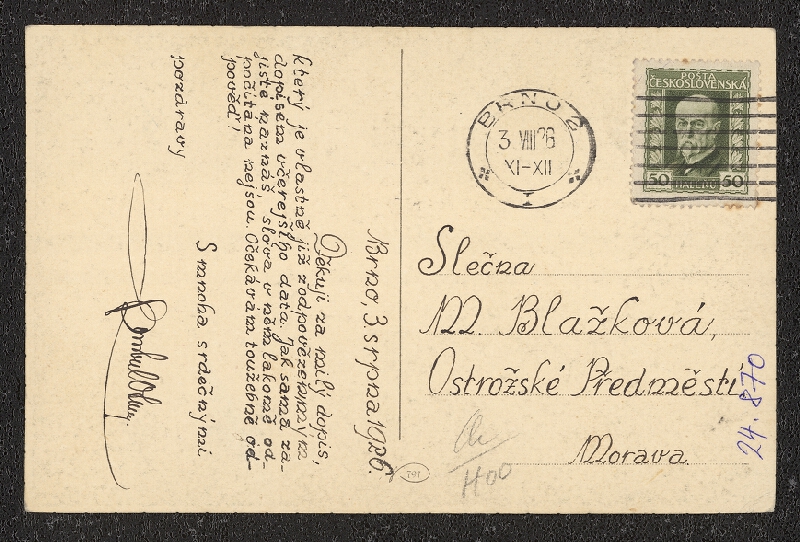 neznámý – Srdečný pozdrav 