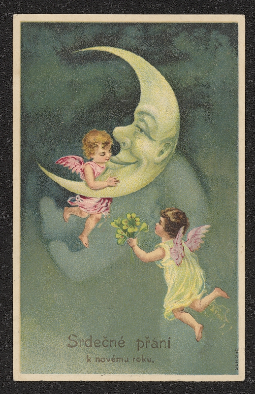 neznámý – Srdečné přání k novému roku 