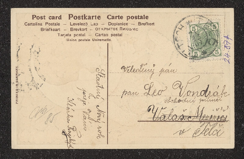 neznámý – Srdečné přání k novému roku 