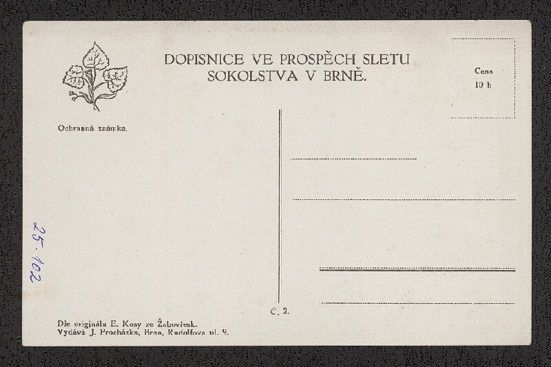 Emil Kosa – Slet sokolstva v Brně 27., 28. 29. června 1914 