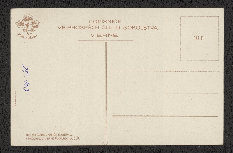Emil Kosa – Slet sokolstva v Brně 27., 28., 29. června 1914 