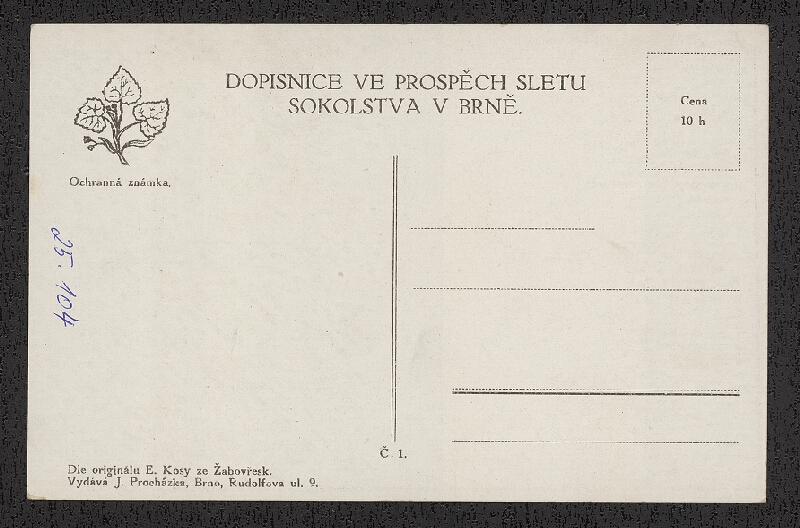 Emil Kosa – Slet sokolstva v Brně 27., 28. a 29. června 1914 