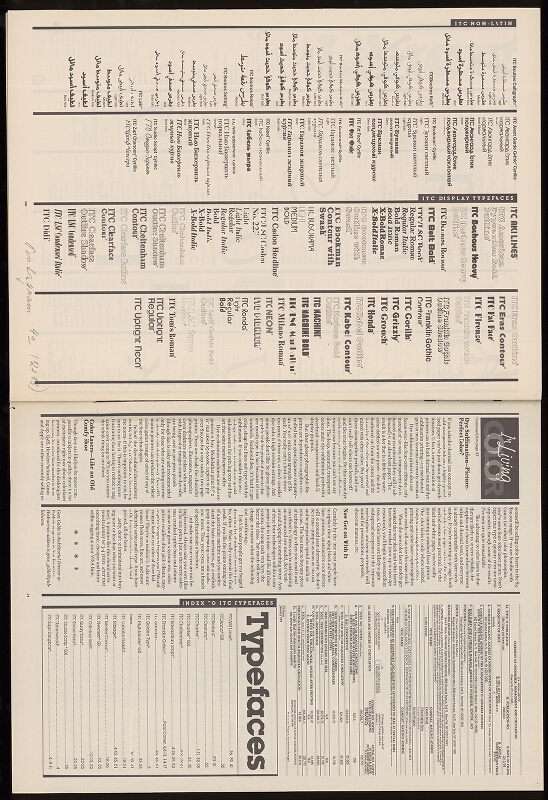 KAYE,Michael  Ian ITC-NEW York – U & LC International Typeface Corporation 2/95 