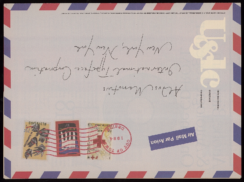 KAYE,Michael  Ian ITC-NEW York – U & LC International Typeface Corporation 2/95 