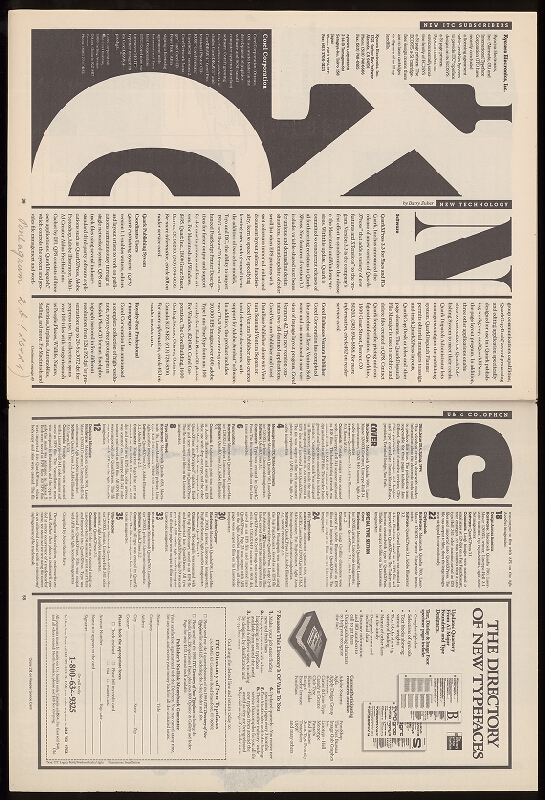 KAYE,Michael  Ian ITC-NEW York – U & LC International Typeface Corporation 2/95 