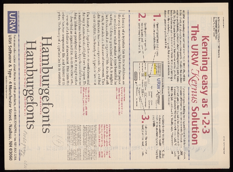 KAYE,Michael  Ian ITC-NEW York – U & LC International Typeface Corporation 2/95 
