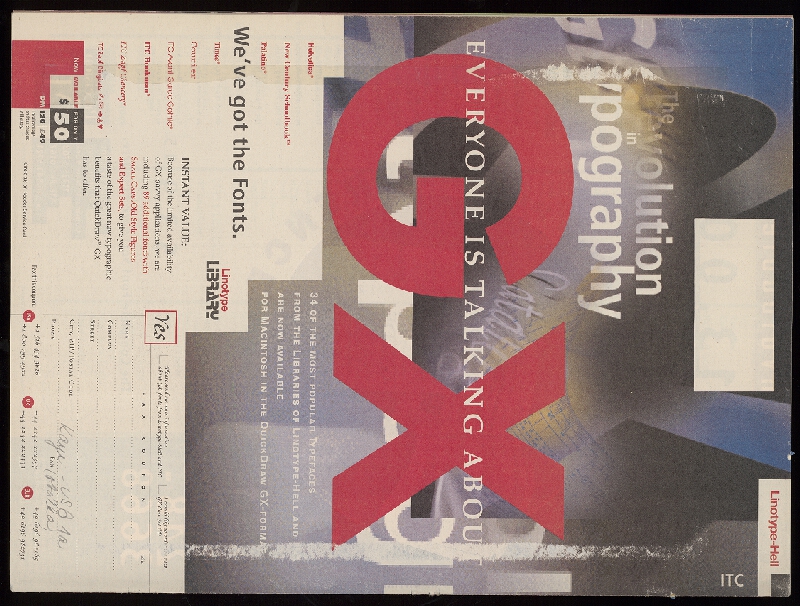 KAYE,Michael  Ian ITC-NEW York – U & LC International Typeface Corporation 2/95 