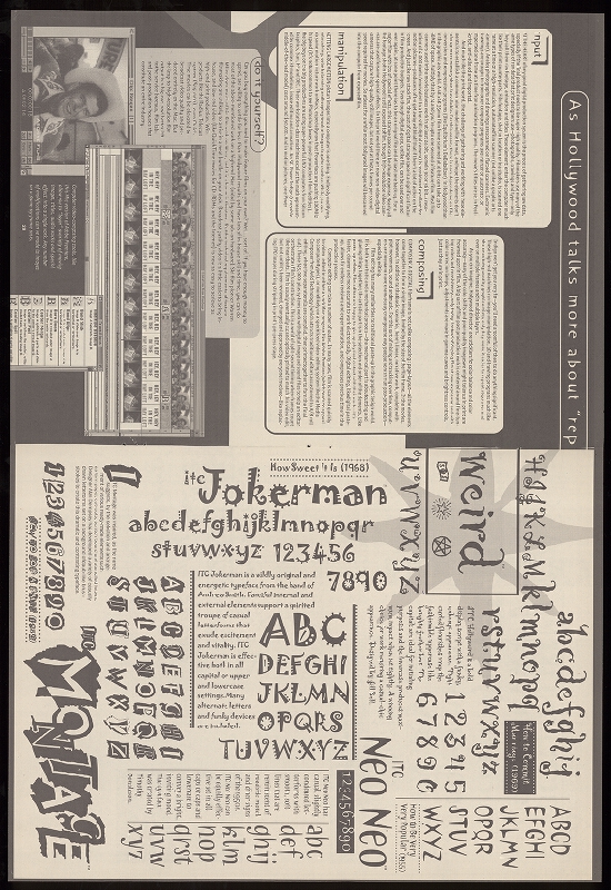KAYE,Michael  Ian ITC-NEW York – U & LC International Typeface Corporation 2/95 