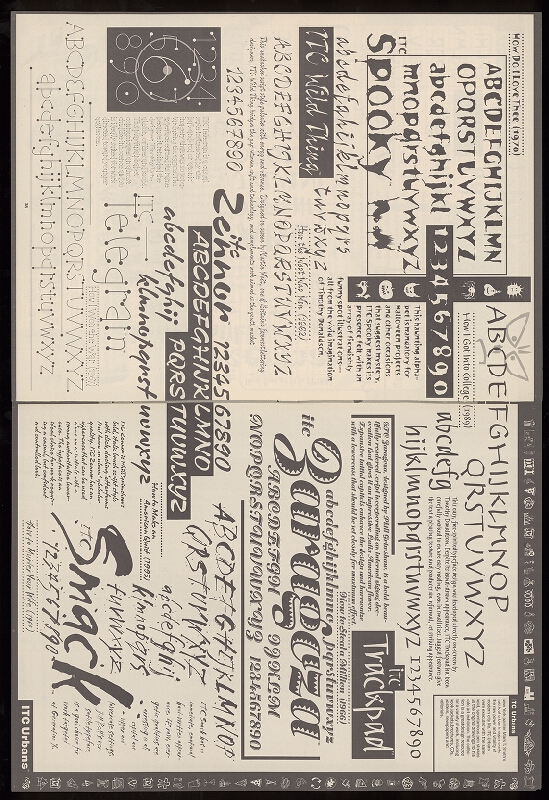 KAYE,Michael  Ian ITC-NEW York – U & LC International Typeface Corporation 2/95 