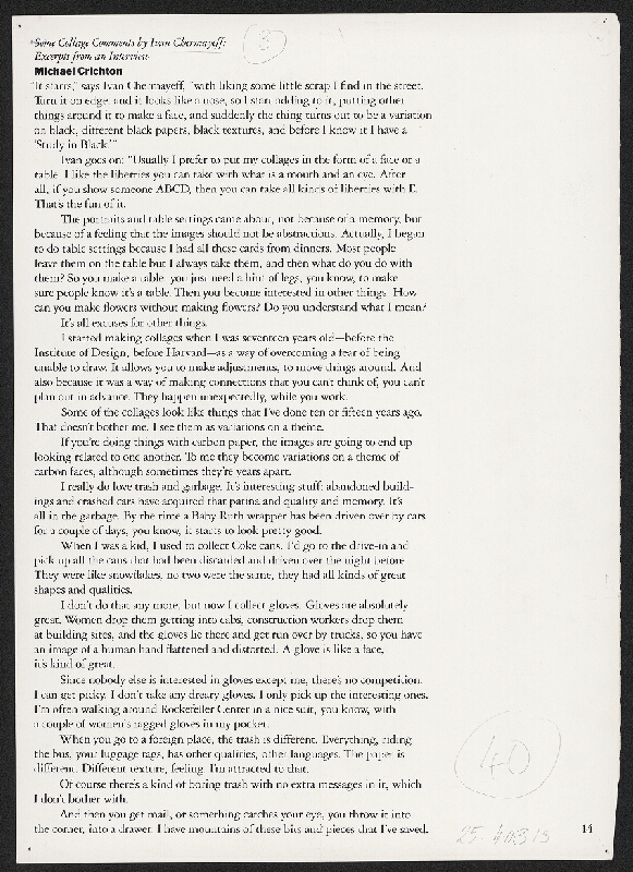 Ivan Chermayeff – Collages 