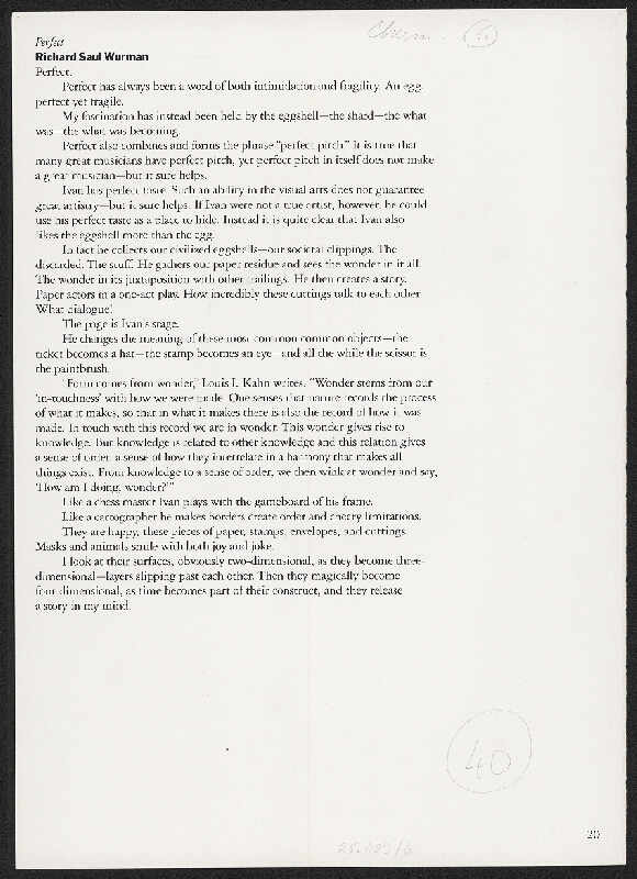 Ivan Chermayeff – Collages 