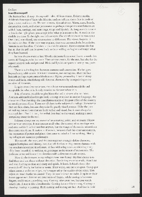 Ivan Chermayeff – Collages 