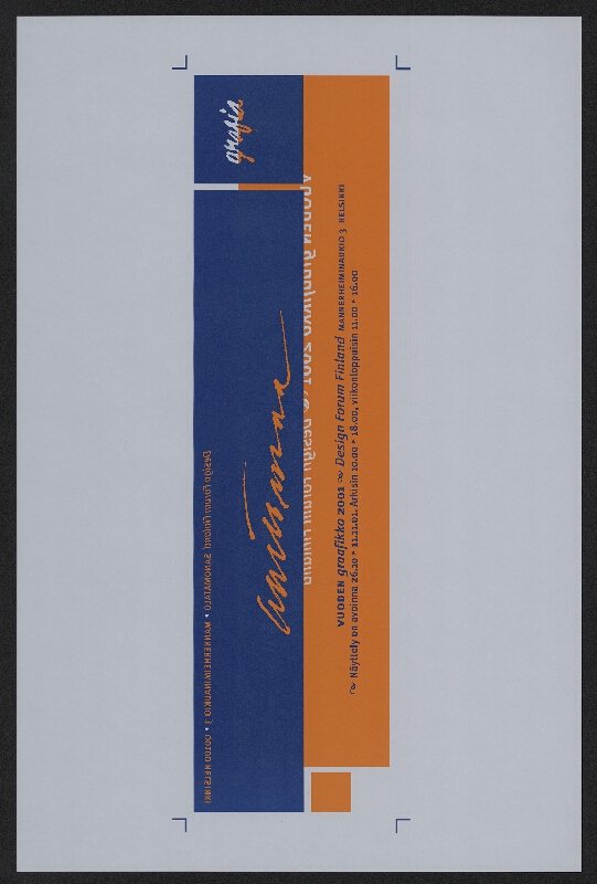 Tapani Aartomaa – Vuoden graffiko 2001 