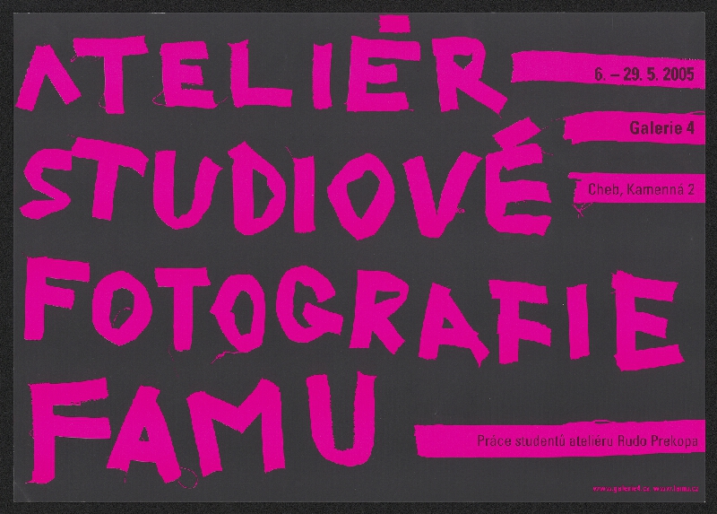 Viktor Tuček – Ateliér studiové fotografie FAMU 