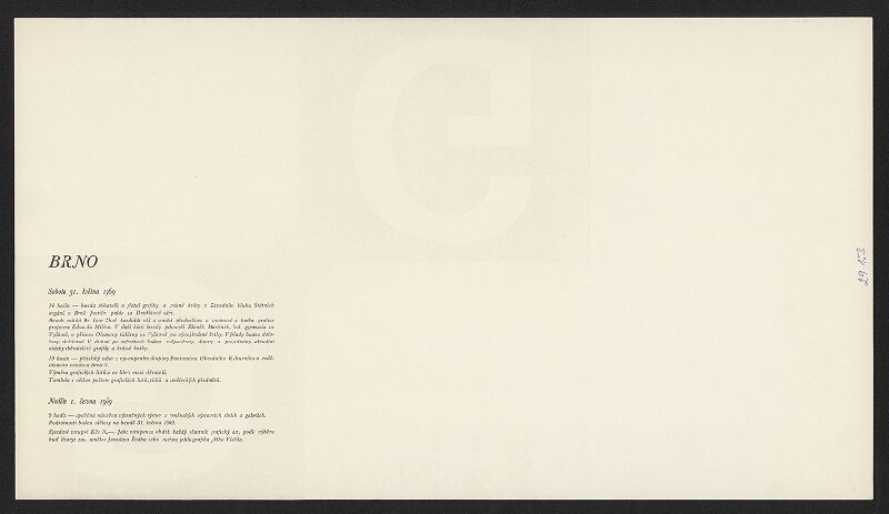 Jarmil Klecker – VII. sjezd přátel krásné knihy a grafiky Brno 