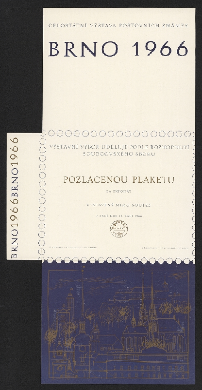 Jarmil Klecker – Celostátní výstava poštovních známek 