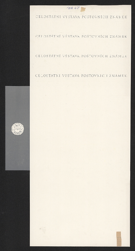 Jarmil Klecker – Zlatá medaile, Celostátní výstava poštovních známek 