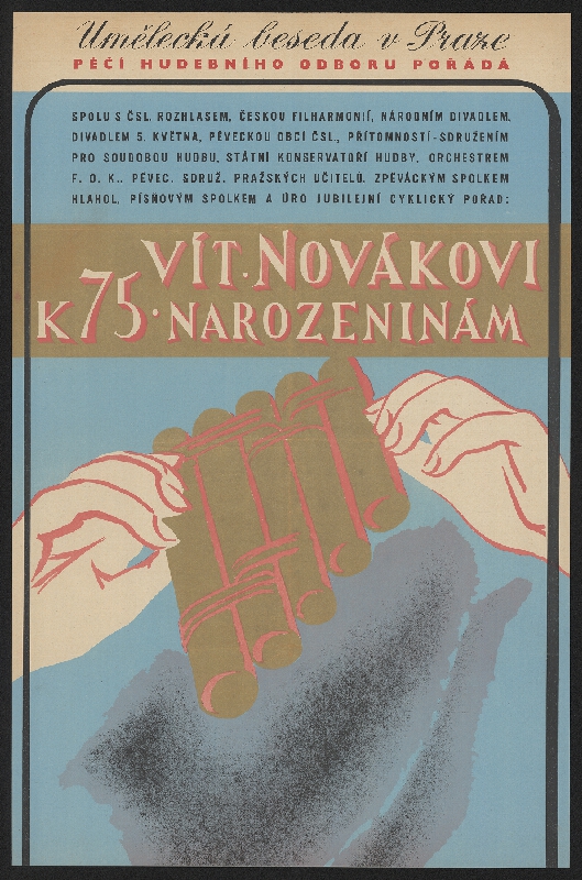Karel Šourek – Vít. Novákovi k 75. narozeninám / Divadlo a koncerty - rozhlas Alšova síň UB 