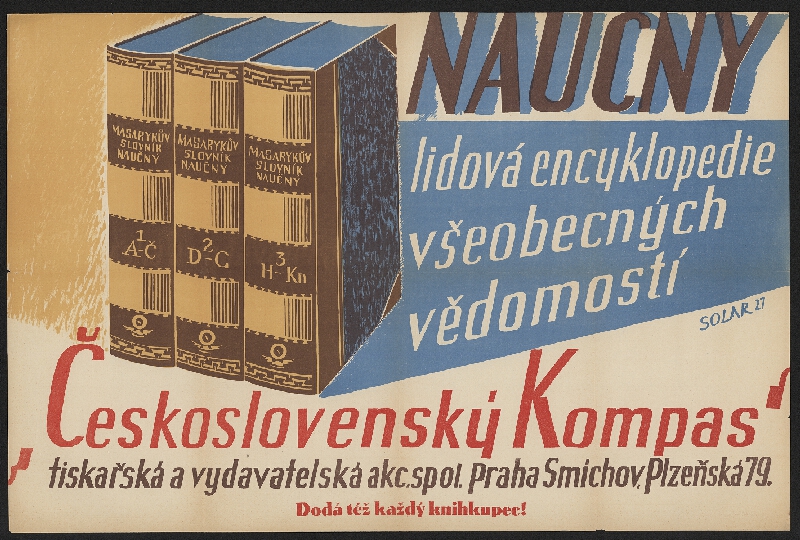 Josef Solar – Nejkrásnější ozdobou knihovny - Masarykův slovník naučný. Československý kompas 