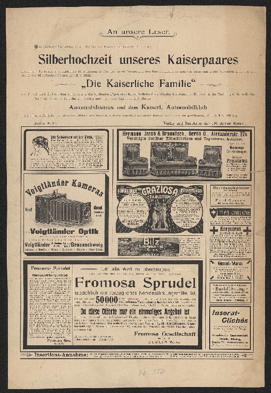 signatura FK – Moderne Kunst, 7. Heft, XX. Jahrgang, Künstlerhaus Einweihung München 1900 