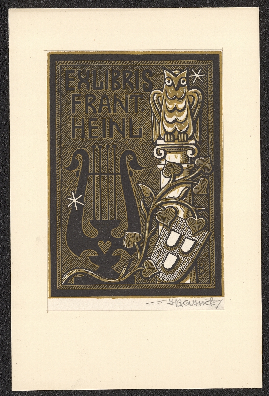 Josef (Jožka) Baruch – Exlibris Frant. Heinl 