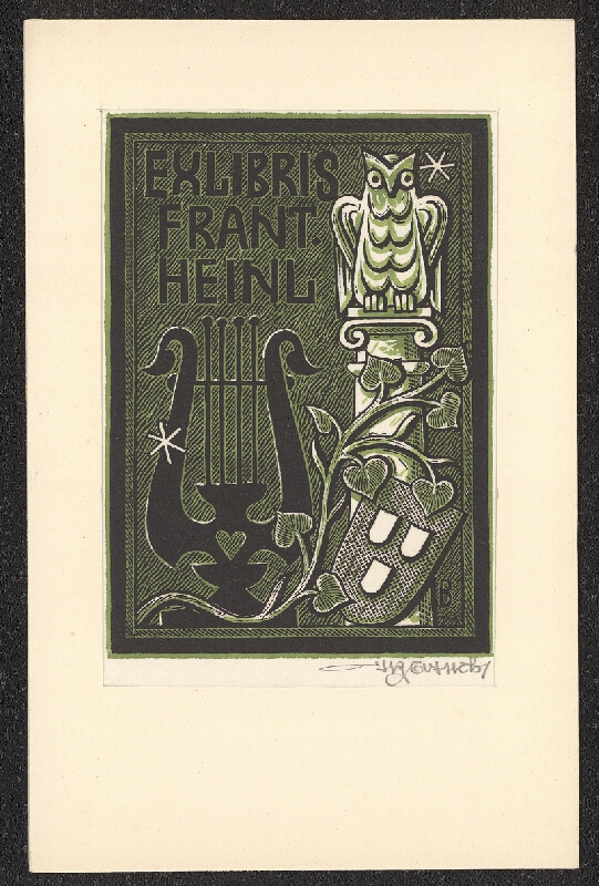 Josef (Jožka) Baruch – Exlibris Frant. Heinl 