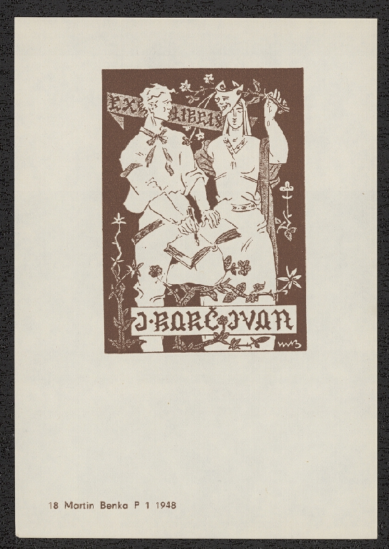 Martin Benka – Exlibrisy Martina Benku 1888-1968. SNG Bratislava 1968 