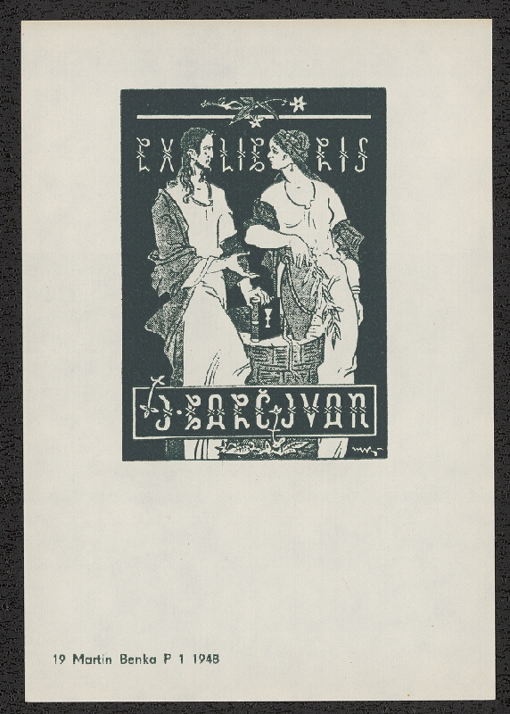 Martin Benka – Exlibrisy Martina Benku 1888-1968. SNG Bratislava 1968 