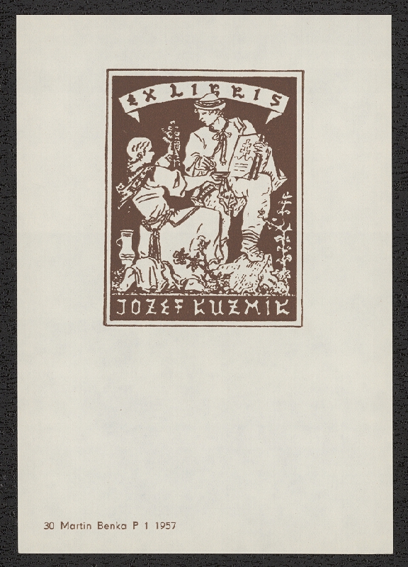 Martin Benka – Exlibrisy Martina Benku 1888-1968. SNG Bratislava 1968 