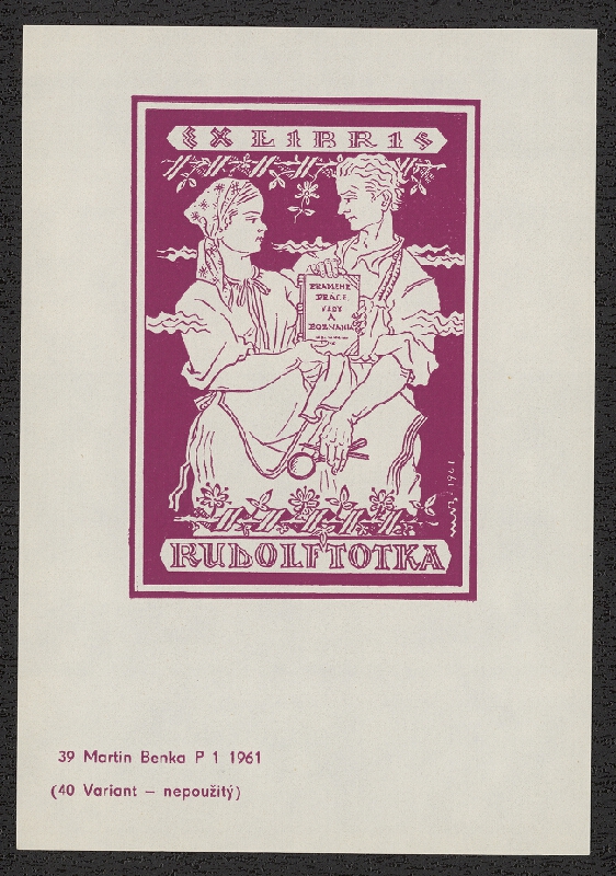 Martin Benka – Exlibrisy Martina Benku 1888-1968. SNG Bratislava 1968 