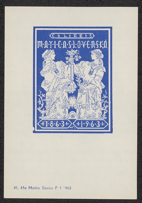 Martin Benka – Exlibrisy Martina Benku 1888-1968. SNG Bratislava 1968 