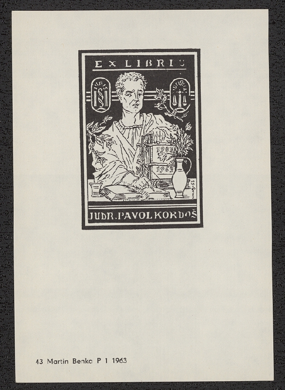 Martin Benka – Exlibrisy Martina Benku 1888-1968. SNG Bratislava 1968 