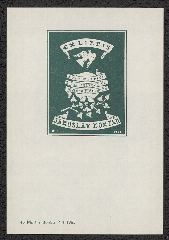 Martin Benka – Exlibrisy Martina Benku 1888-1968. SNG Bratislava 1968 