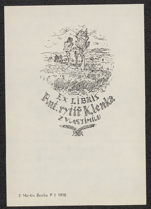 Martin Benka – Exlibrisy Martina Benku 1888-1968. SNG Bratislava 1968 