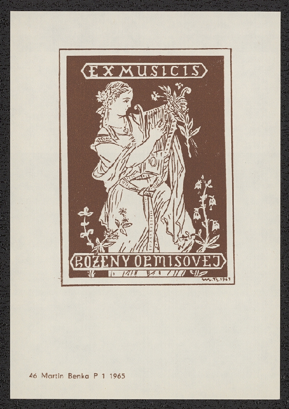 Martin Benka – Exlibrisy Martina Benku 1888-1968. SNG Bratislava 1968 